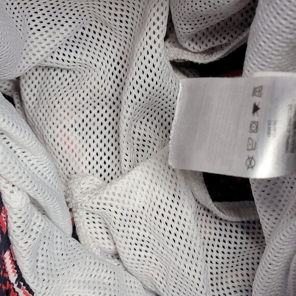 Columbia PFG Backcast II Swim Trunks Size Large Fish Blue White Red USA Flag - Picture 6 of 16